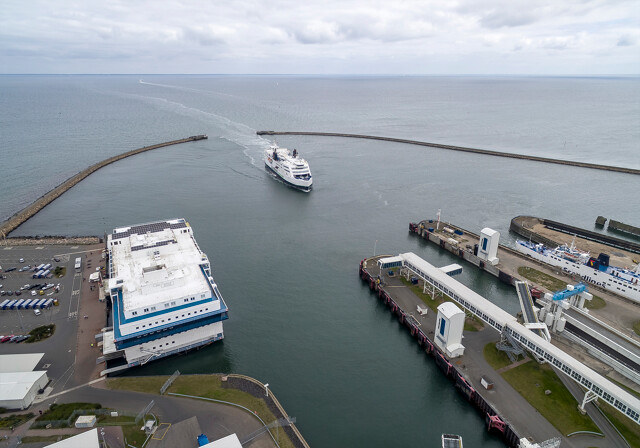 Puttgarden havn i Tyskland
